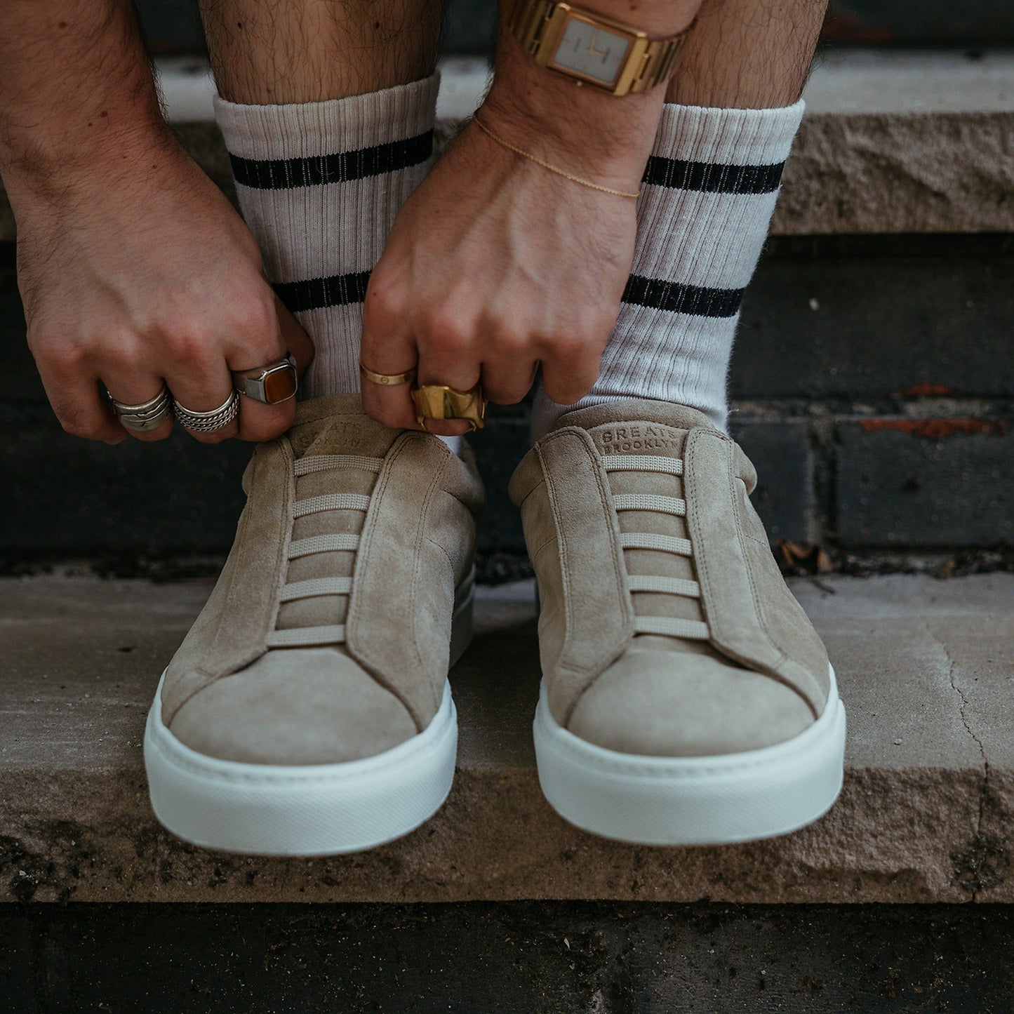 The Royale 2.0 Slip On - Sand
